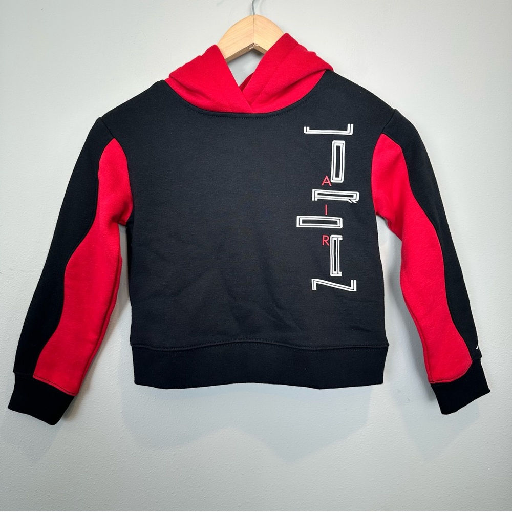 Nike Air Jordan 11 Varsity Kids Red Black Pullover Hoodie School Gym Outdoor